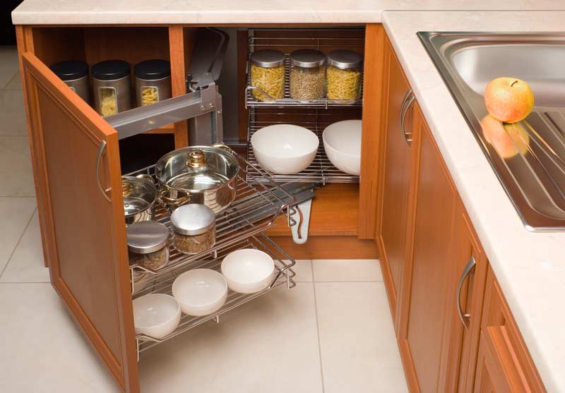 Kitchen storage cabinets